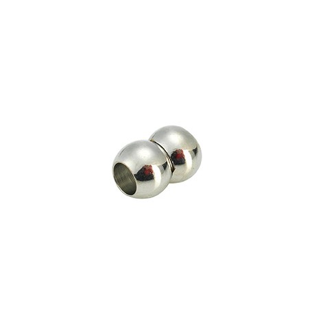 Magnetni zaključek 12x17mm, not.pr 7mm, Platinaste barve
