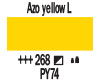  Amsterdam akrilna barva 268 Azo yellow Light (art. 17042680)