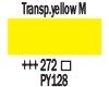  Amsterdam akrilna barva 272 Transparent yellow medium (art. 17042720)