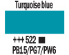  Amsterdam akrilna barva 522 Turquise blue (art. 17045220)