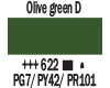  Amsterdam akrilna barva 622 Olive green deep (art. 17046220)