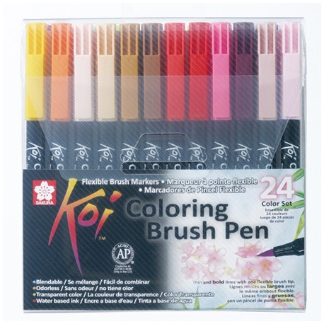Sakura Koi brush marker set 24