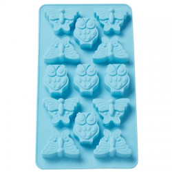 Silikonski kalup Sove in Metulji