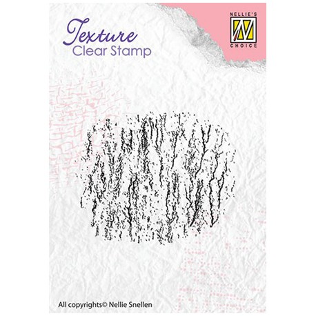 Nellies štampiljka tekstura Lubje š. 5,5 x v. 4,5cm