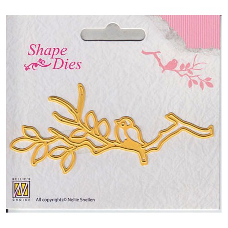 Nellies nož Ptica na veji š. 105 x v. 45mm