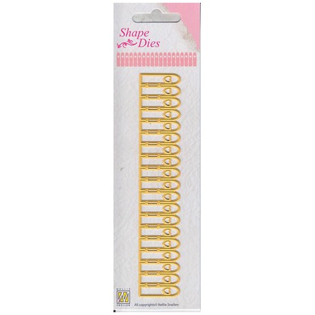 Nellies nož bordura Ograja š. 28 x v. 150mm