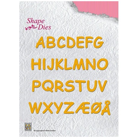 Nellies nož Črke višina 15mm