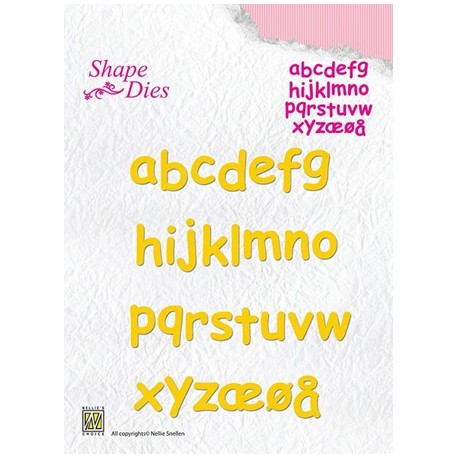 Nellies nož Črke višina 12mm