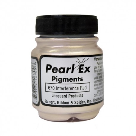 Pearl Ex kovinski pigment 14g. 670 Inter Red