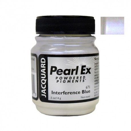 Pearl Ex kovinski pigment 14g. 671 Inter blue