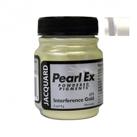 Pearl Ex kovinski pigment 14g. 674 Inter gold
