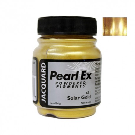 Pearl Ex kovinski pigment 14g. 691 Solar gold