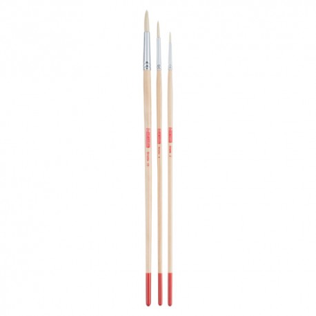 AC ščetinasti čopiči okrogli set 2-6-10