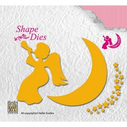 Nellies nož Angel 45x60mm in Luna 65x20mm