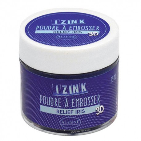 Aladin Embossing prah 25ml Iris Modra