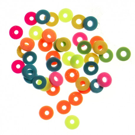 Katsuki perle 6mm cca 100 kosov Neon