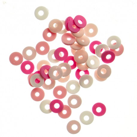 Katsuki perle 6mm cca 100 kosov Pink