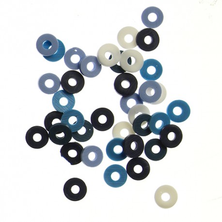 Katsuki perle 6mm cca 100 kosov Blue jeans