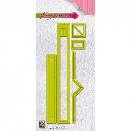 Nellies nož za drseče voščilnice Sliding card