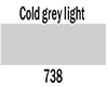  Ecoline tekoči akvarel tuš 30ml 738 Cold grey light (art. 11257381)