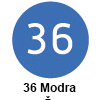  Pigma micron čopič, 36 Modra (art. XSDK-BR36)