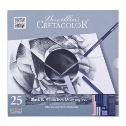 Cretacolor Black & White set 25 delni