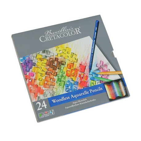 Cretacolor Aqua Monolith akvarelna mina set 24