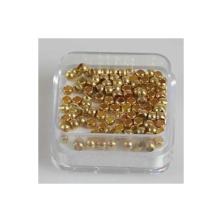 Štoparji 2,5mm, set 100, zlate b.