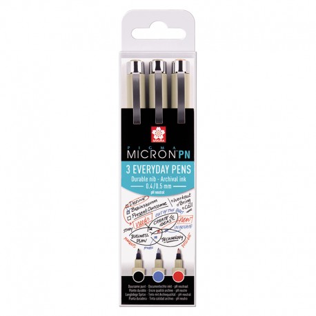 Pigma mikron PN Office set 3