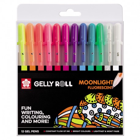 Gel roll Moonlight set 12