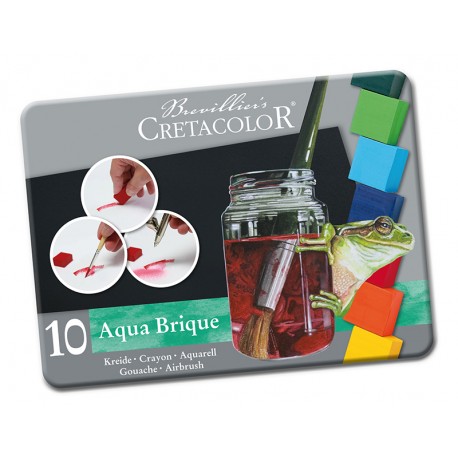 Cretacolor Aqua Brique akvarelni set 10 kosov