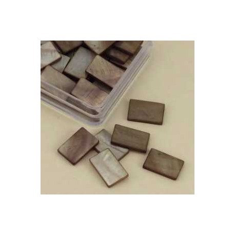 Mozaik školjka biserna matica svetlo rjava 15 x 20mm 20ko