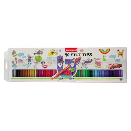 Bruynzeel flomastri set 50