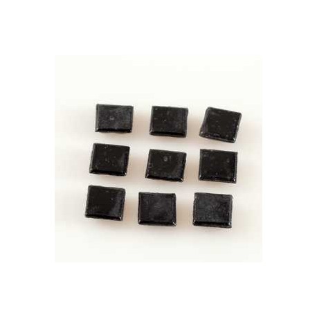 Steklen mozaik 10 x 10mm, Črna 125g. ca 180 kosov