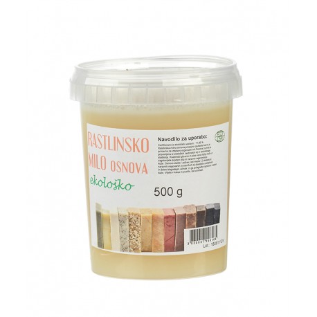 Rastlinsko milo osnovno Organsko - ekološko 500g.