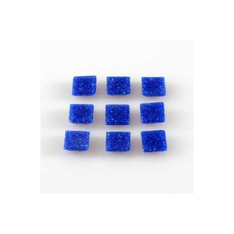 Steklen mozaik 10 x 10mm, Modra 125g. ca 180 kosov