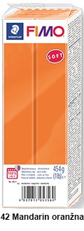  Fimo soft 450g. 42 Oranžna Mandarin (8021-42)