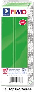  Fimo soft 450g. 53 Tropsko zelena (8021-53)