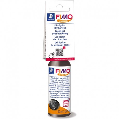 Deco gel Fimo Liquid Črna 50ml