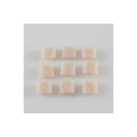 Steklen mozaik 10 x 10mm, Bež 125g. ca 180 kosov