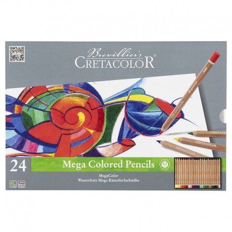 Cretacolor Megacolor barvni svinčniki set 24