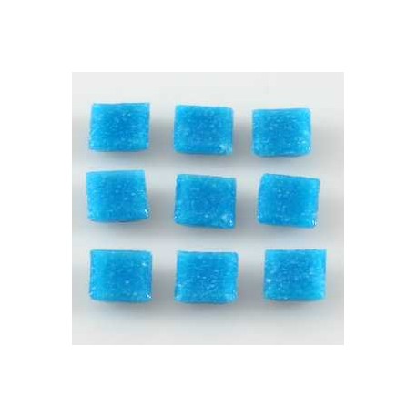 Steklen mozaik 20 x 20mm, modra, 44 kos