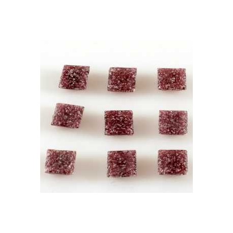 Steklen mozaik 20 x 20mm, temno vijola 44 kos
