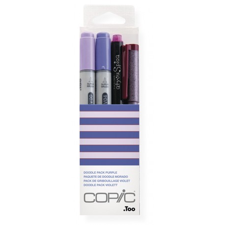 Copic Doodle Pack Purple 4 kosi
