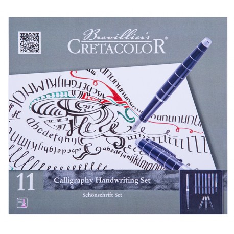 Cretacolor kaligrafski komplet nalivnikov 11 delni