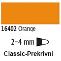  Marker za porcelan Classic 02 Oranžna