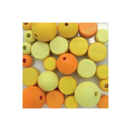 mešane zelene 9-12mm 25kos pazi b.