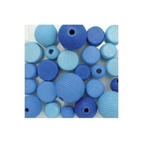 mešane modre 9-12mm 25kos