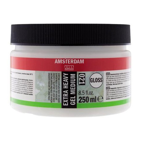 Amsterdam Extra heavy gel medij 250ml, svetleč 021