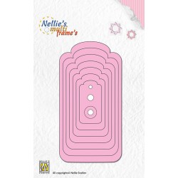 Nellies nož Tagi od 20x40 do 55x110mm 7 kosov